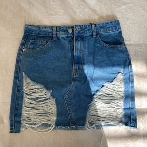 Pretty Little Thing Denim Skirt